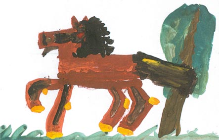 «Я люблю лошадей…» Рисунок Маши, 6 лет.Исторически взаимоотношения между собакой и человеком складывались очень не просто.